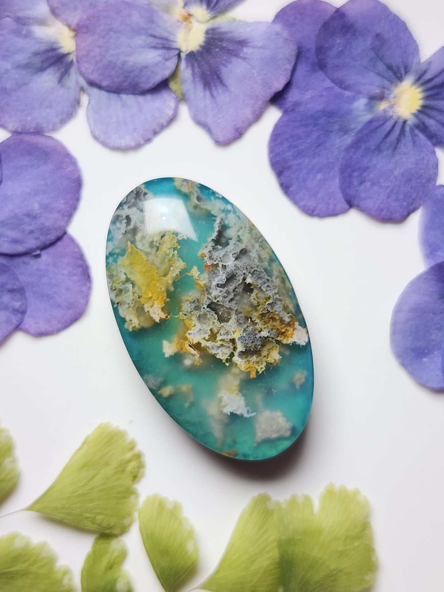Bella Vista plume agate Doublet