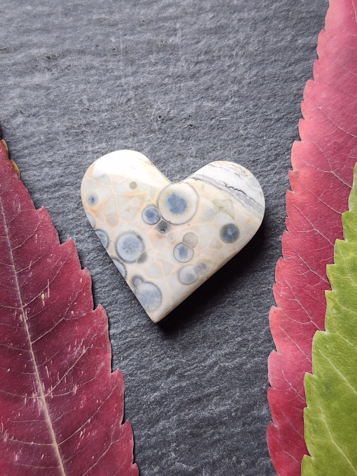 Galaxy Rhyolite heart