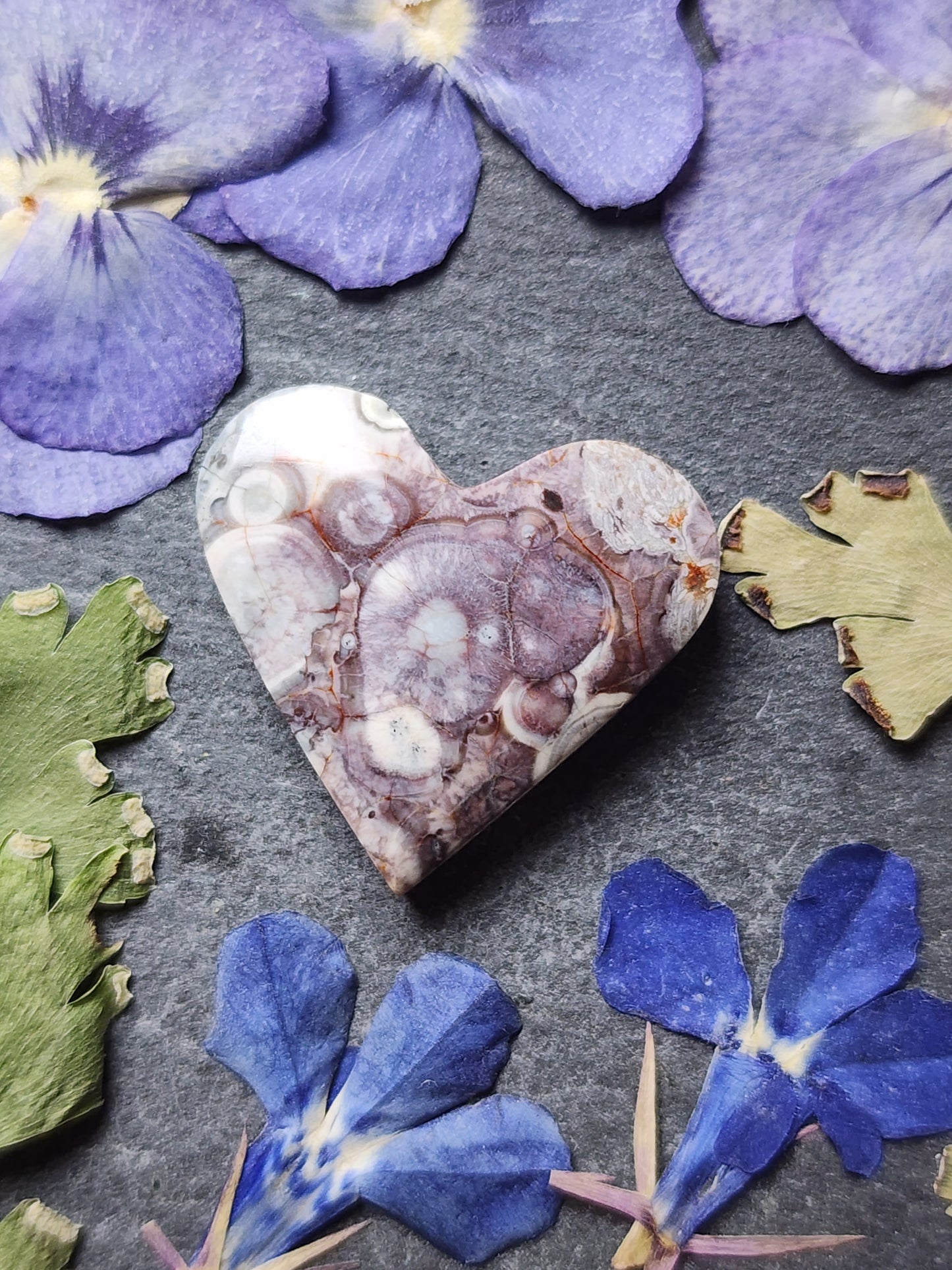 Galaxy Rhyolite heart