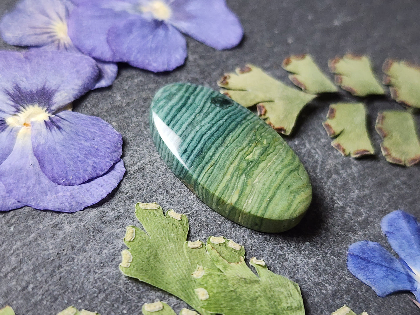 Gary green jasper/Larsonite