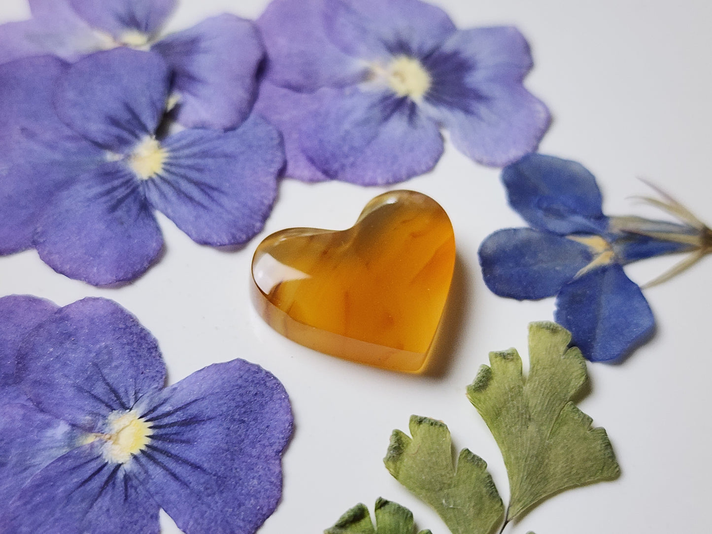 Montana agate heart