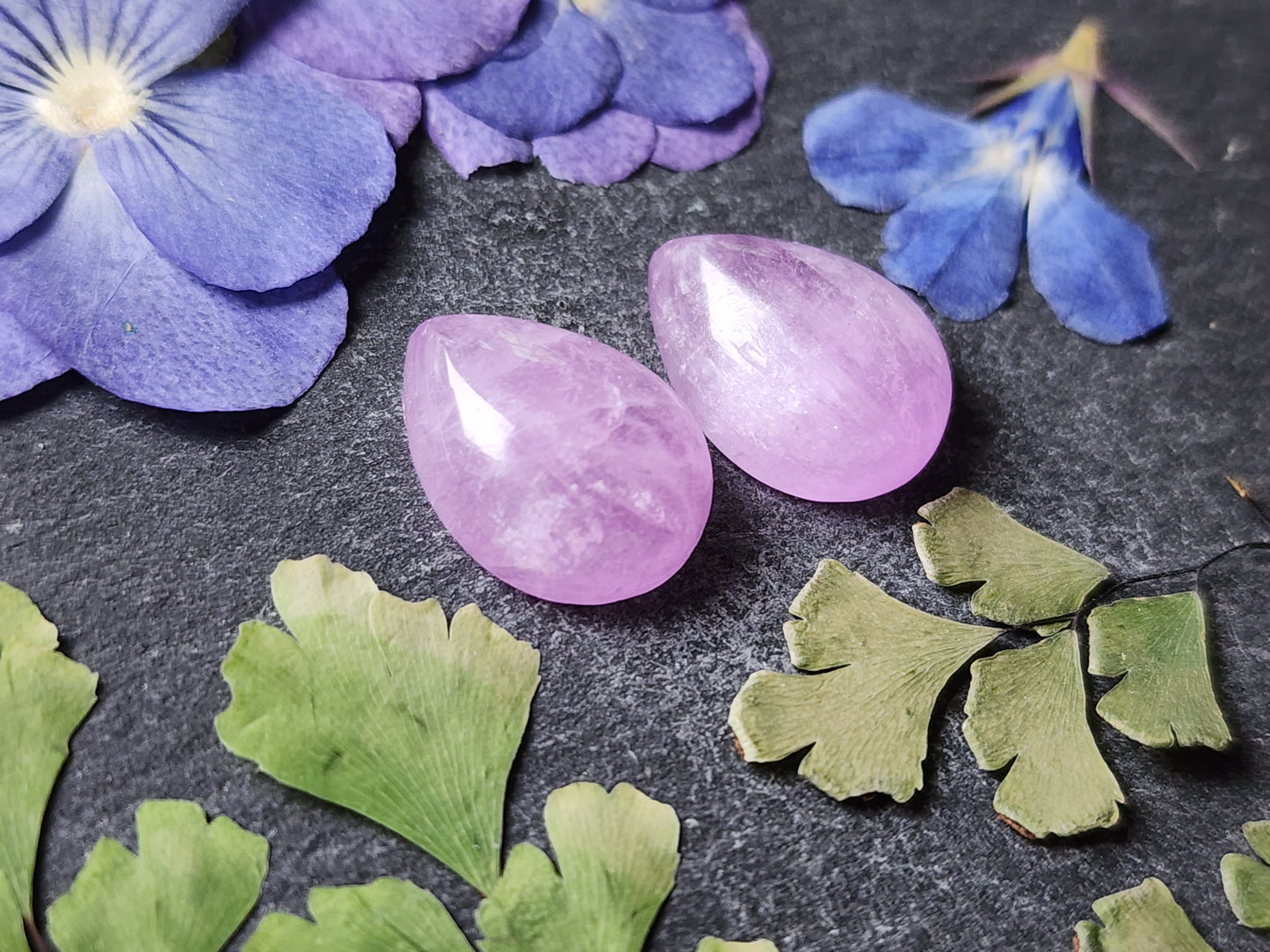 Lavender Kunzite pair