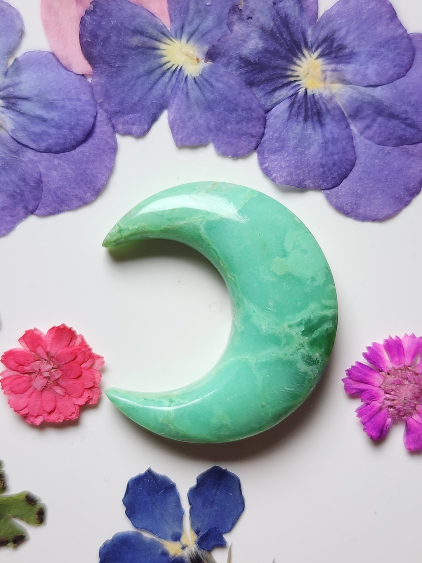 Newman Chrysoprase crescent