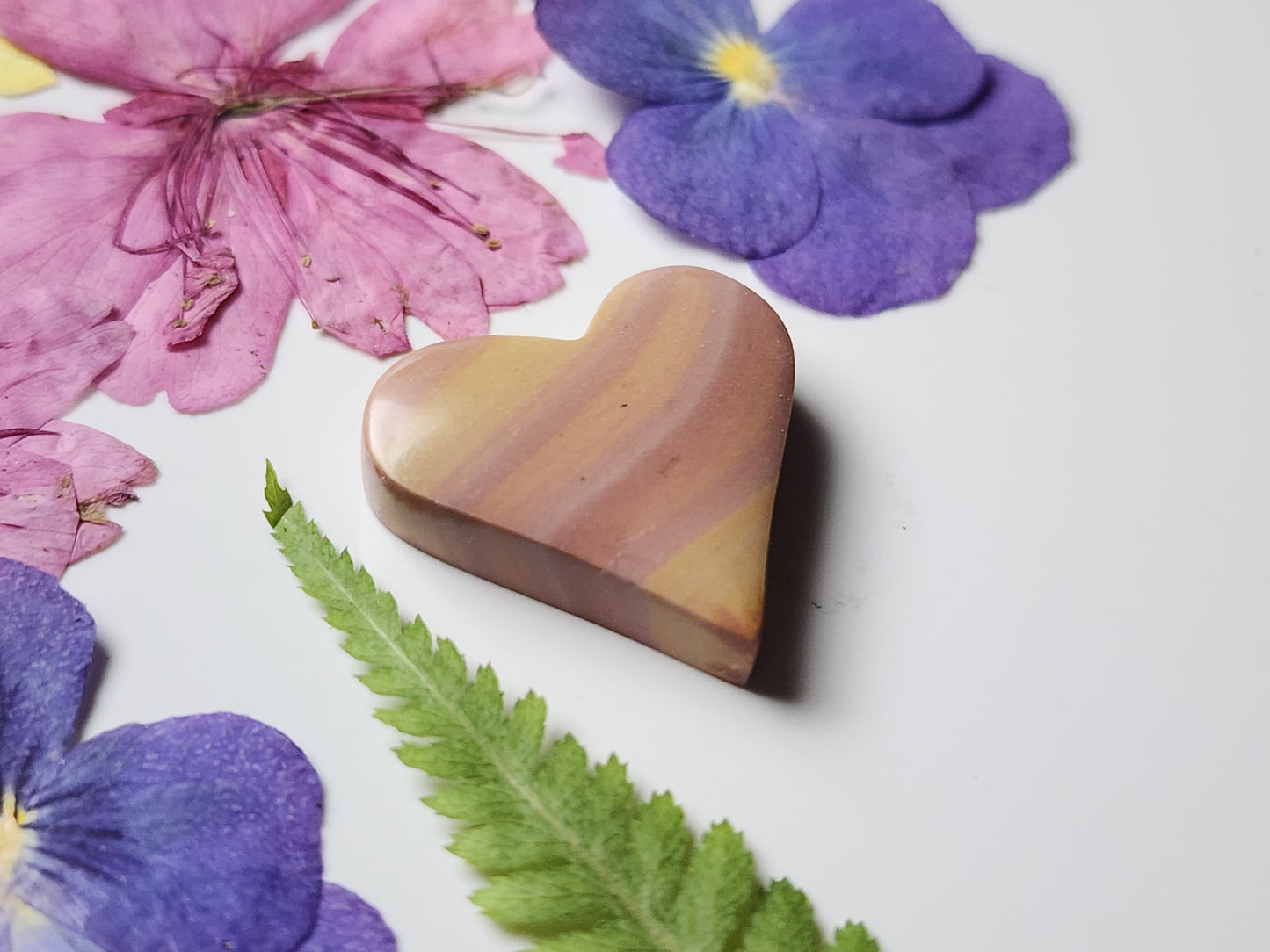 Red Falcon jasper heart