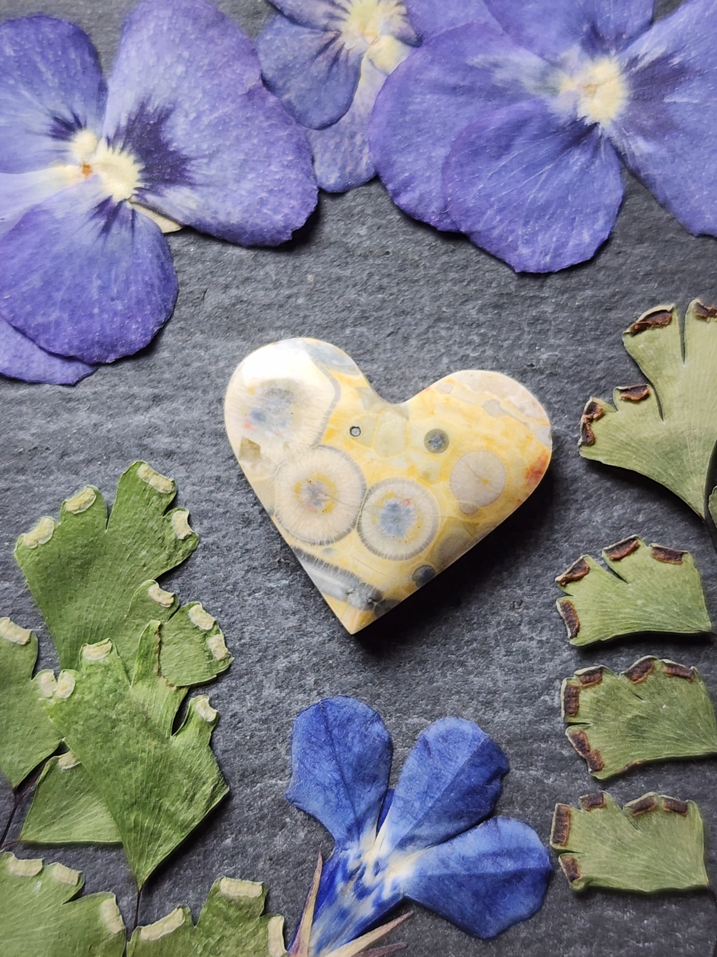 Galaxy Rhyolite heart
