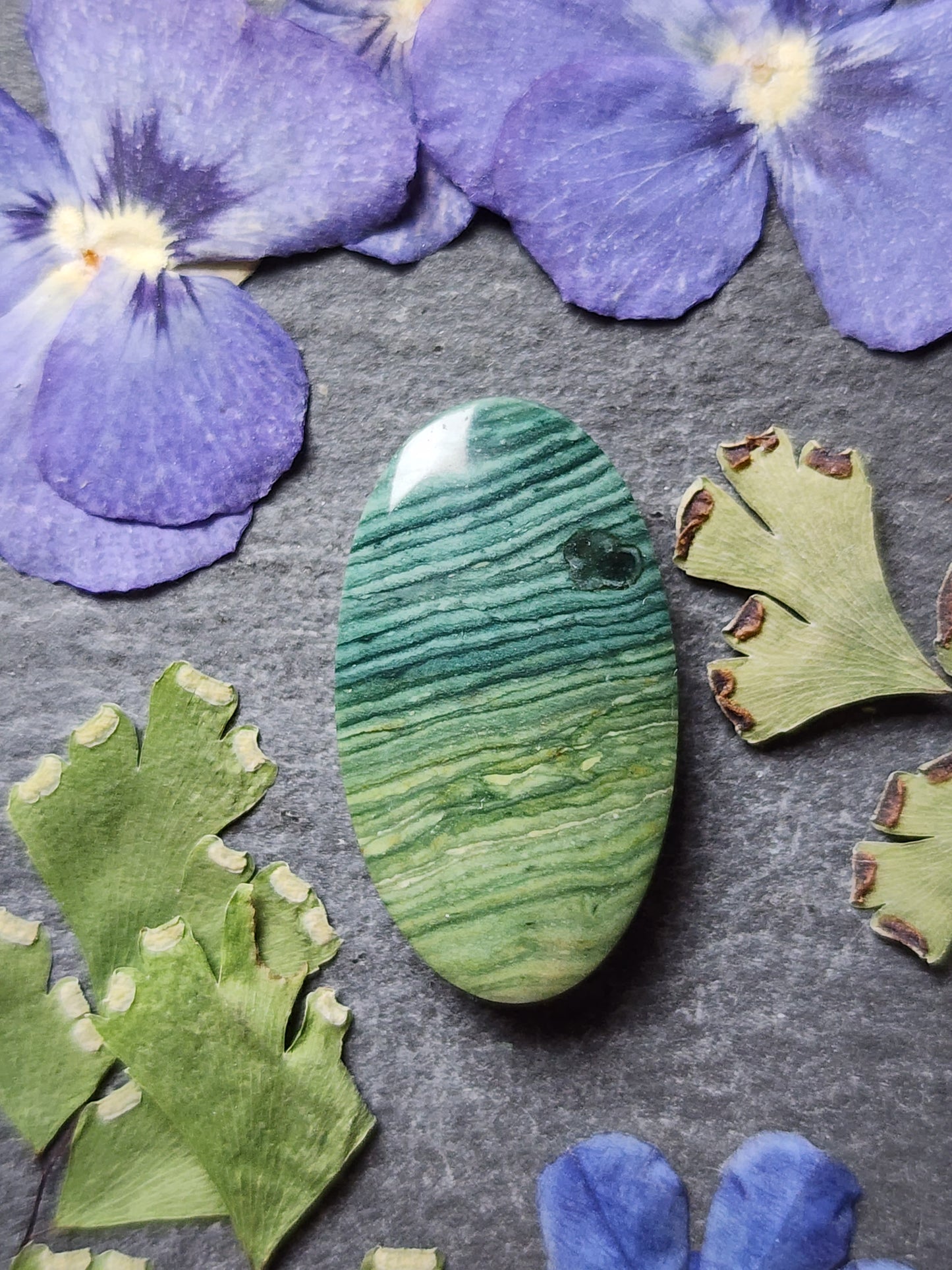 Gary green jasper/Larsonite