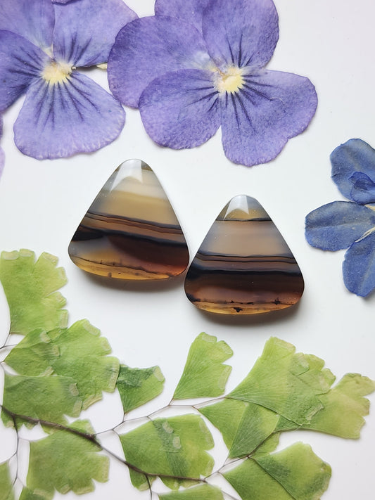 Montana agate pair