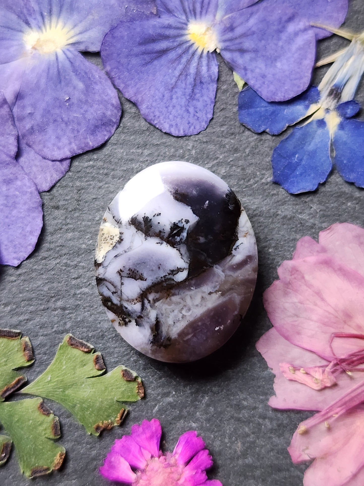 Amethyst sage agate