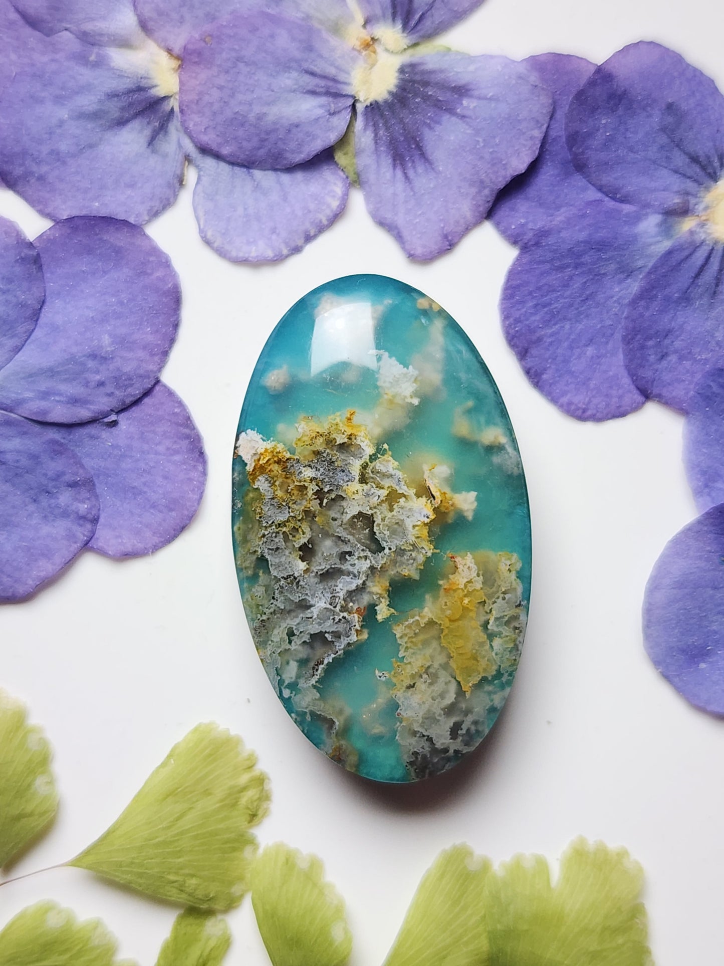 Bella Vista plume agate Doublet