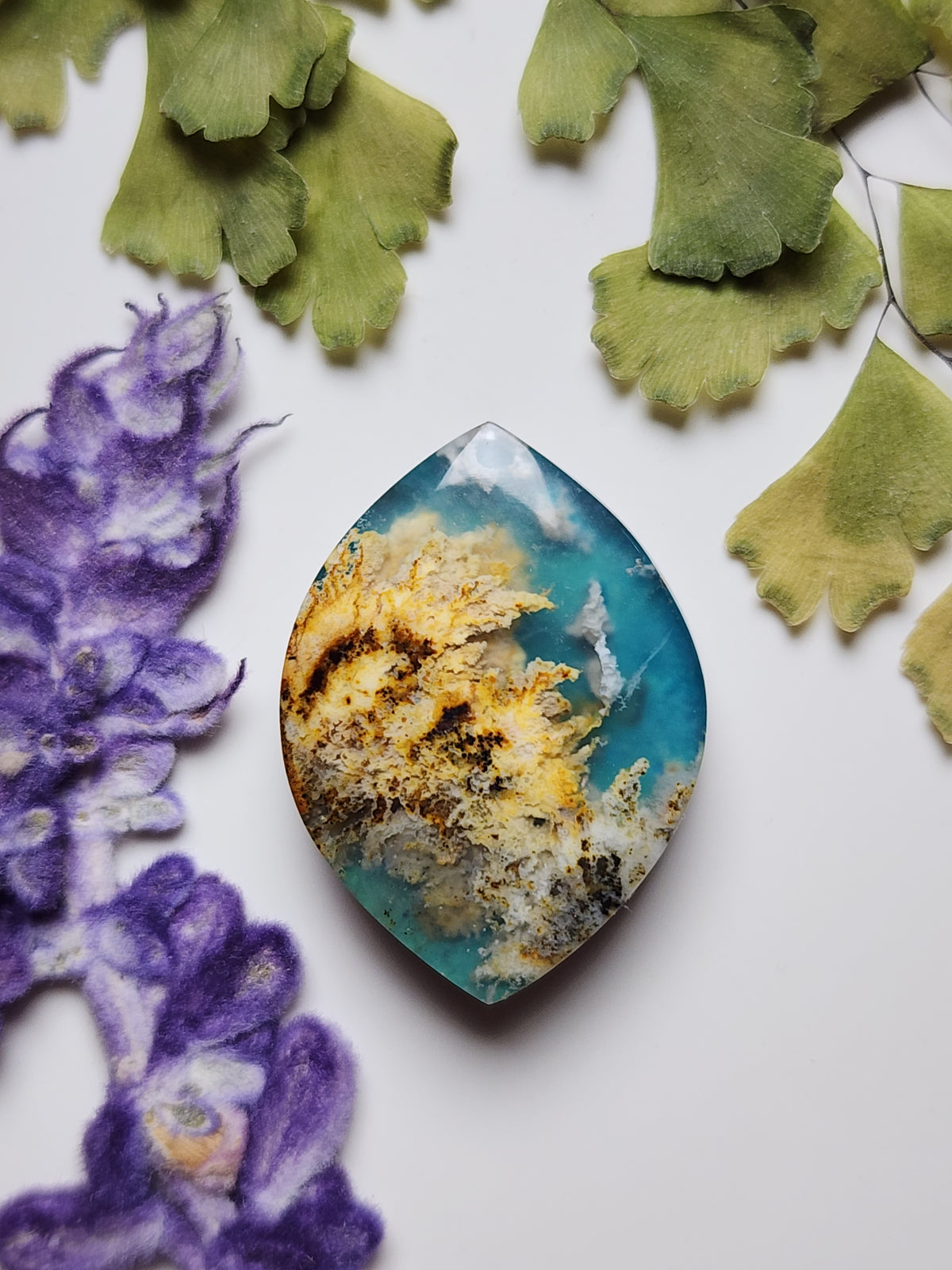 North ridge plume agate Doublet