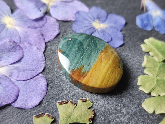 Gary green jasper/ Larsonite