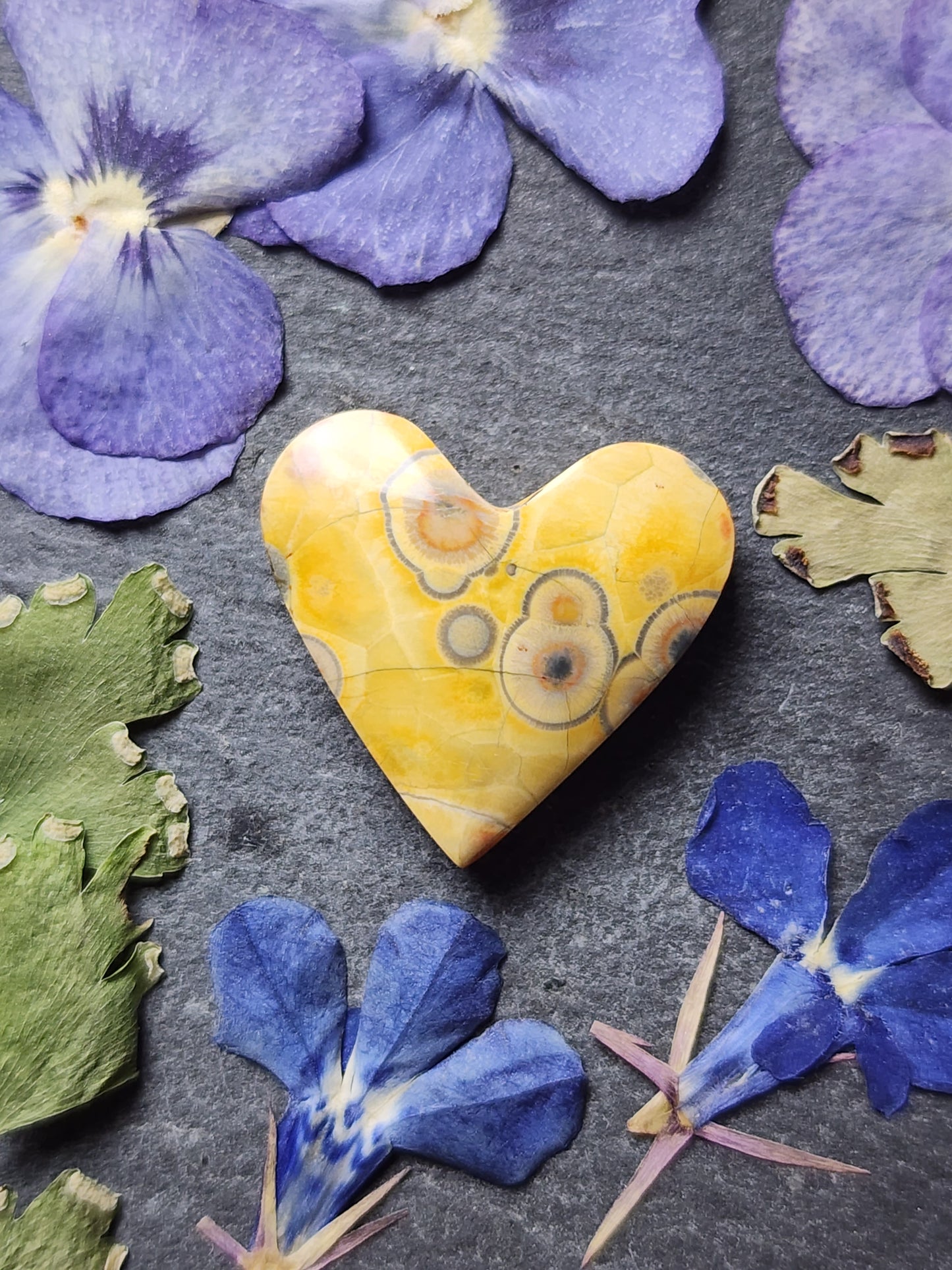 Galaxy Rhyolite heart