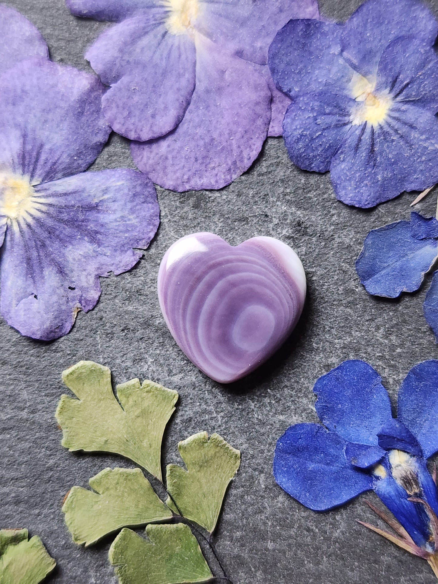 Wampum shell heart