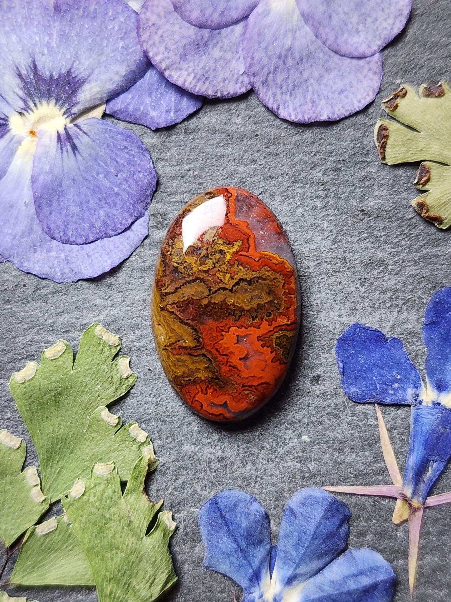 Moroccan seam agate