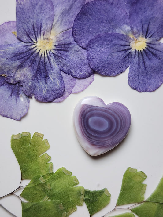 Wampum shell heart
