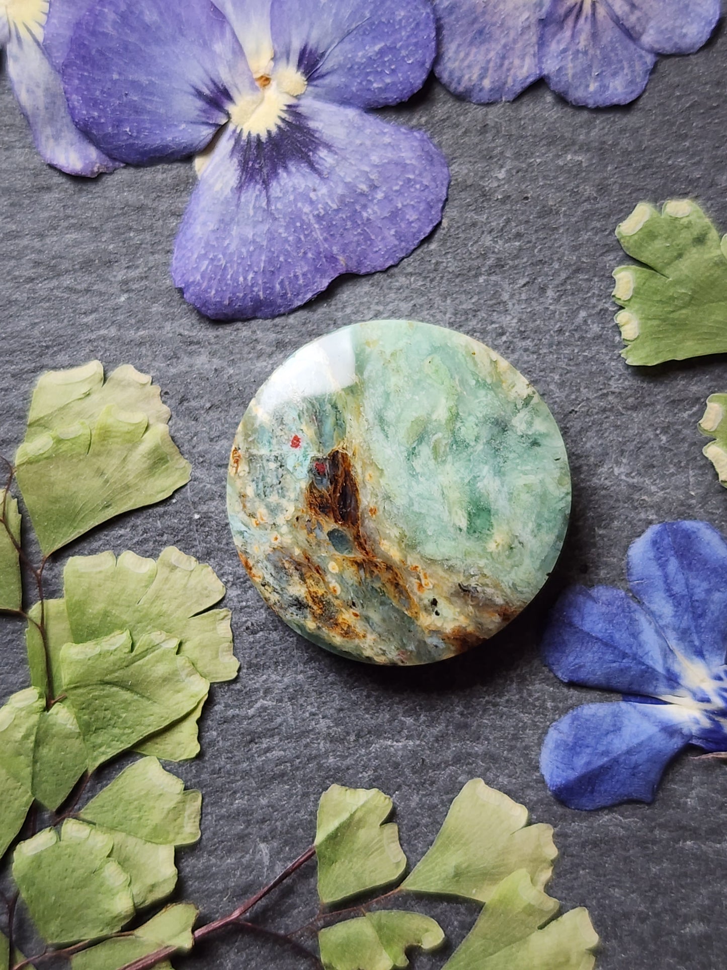 Clear creek plasma agate