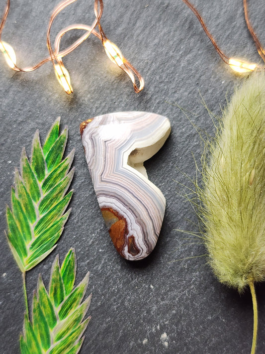 Laguna lace agate with natural botryoidal