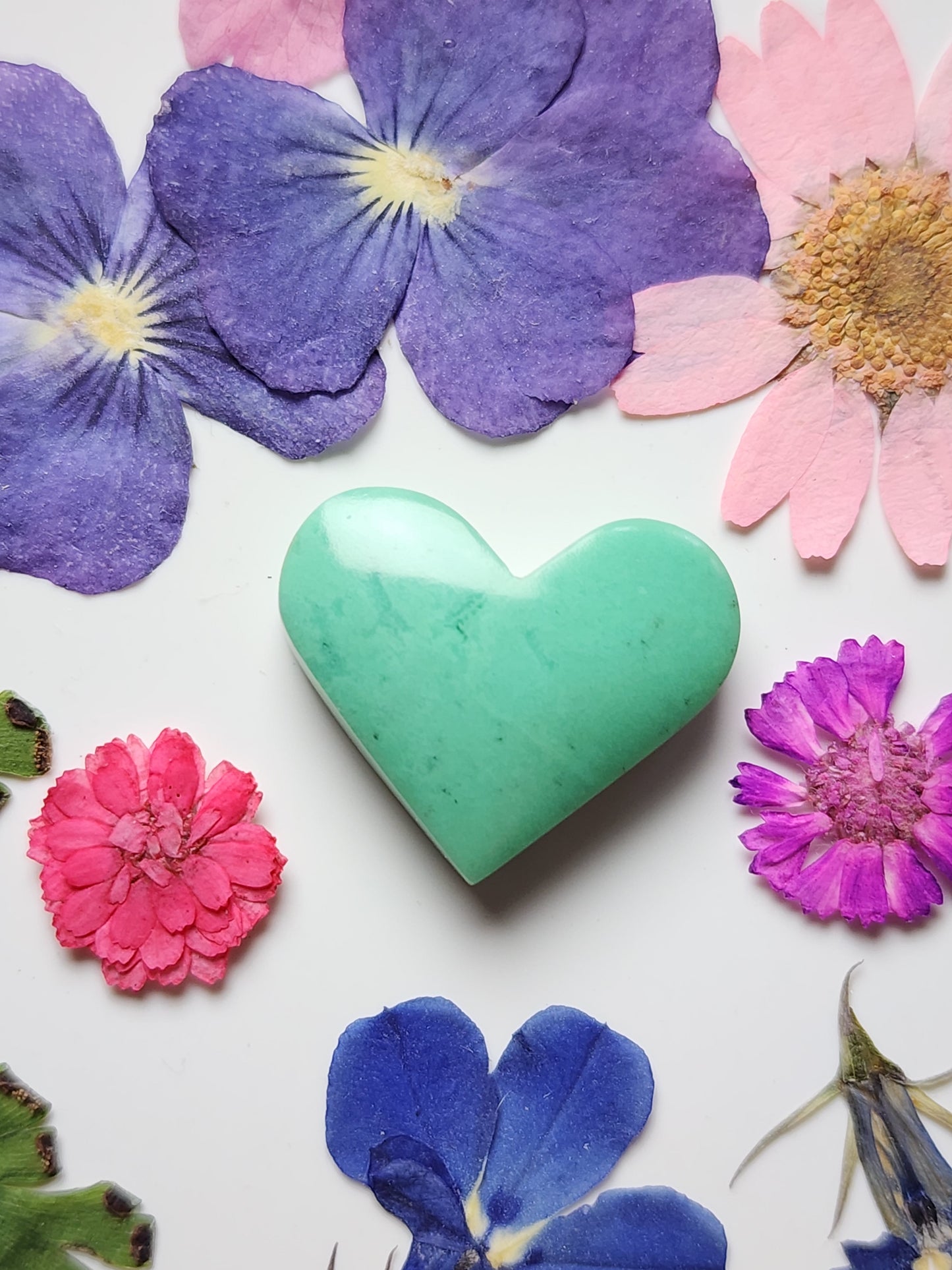 Newman Chrysoprase heart
