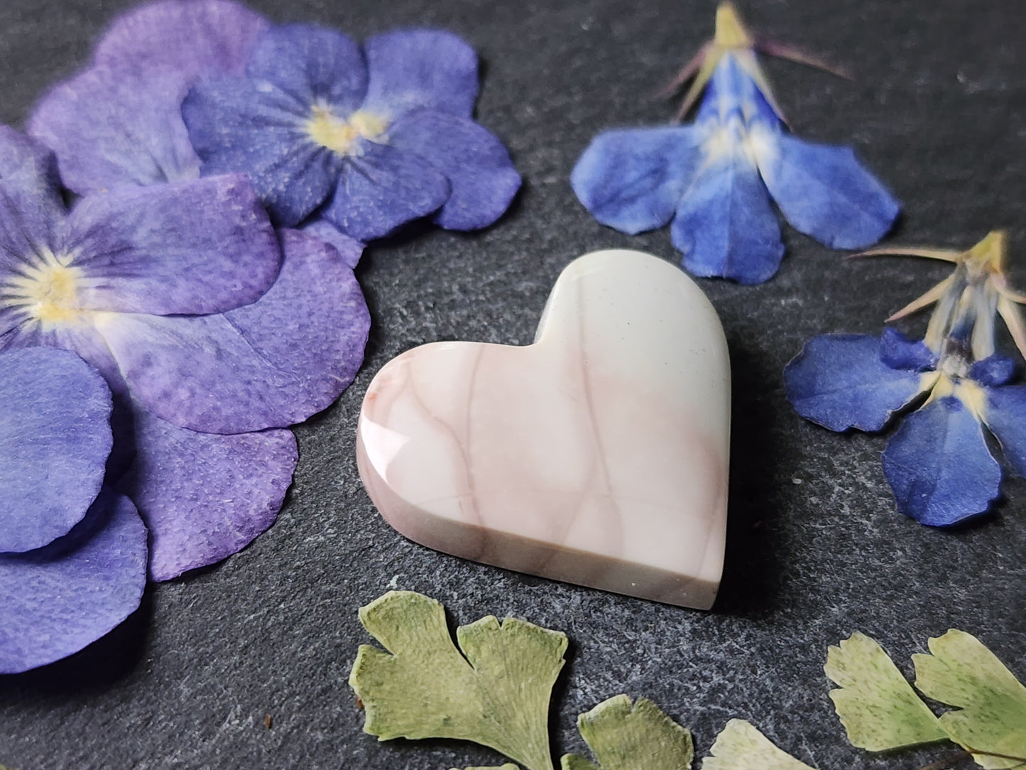Willow Creek jasper heart