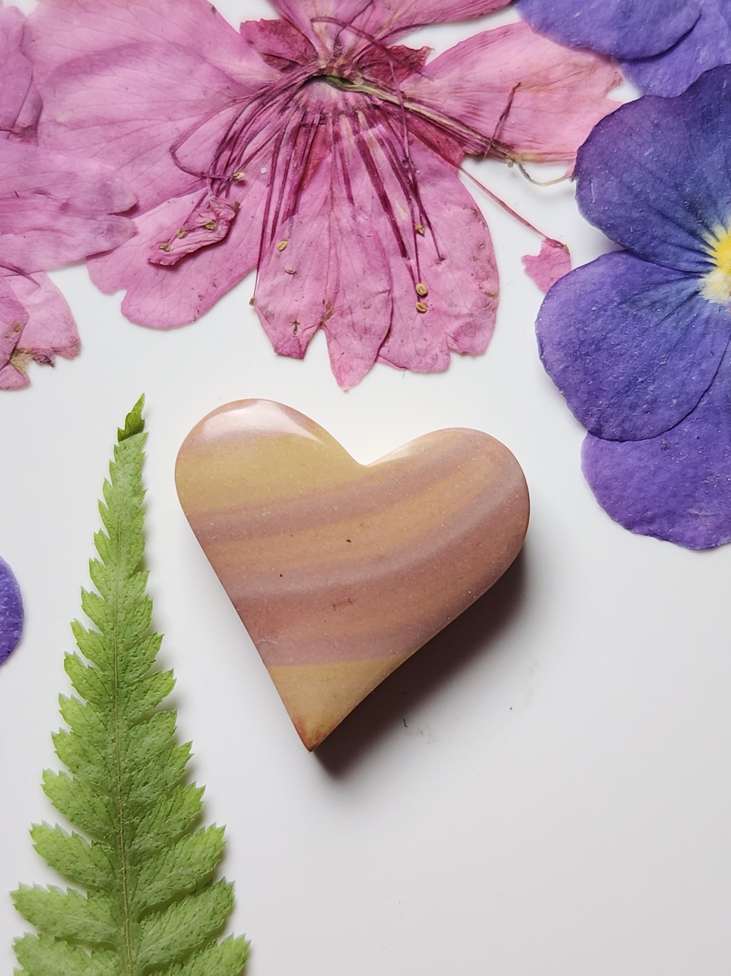 Red Falcon jasper heart