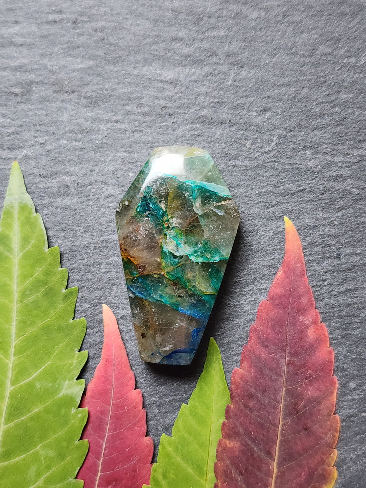 Shattuckite coffin