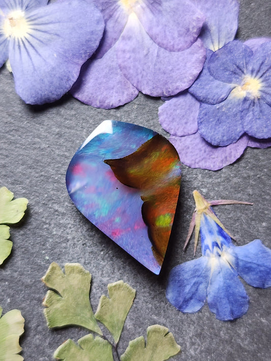 Montana agate Doublet