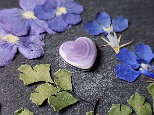 Wampum shell heart