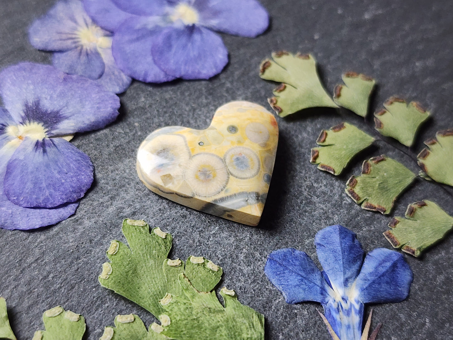 Galaxy Rhyolite heart