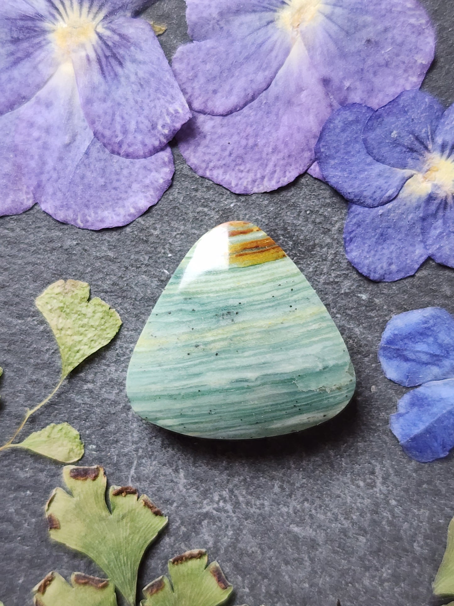 Gary Green jasper/ Larsonite