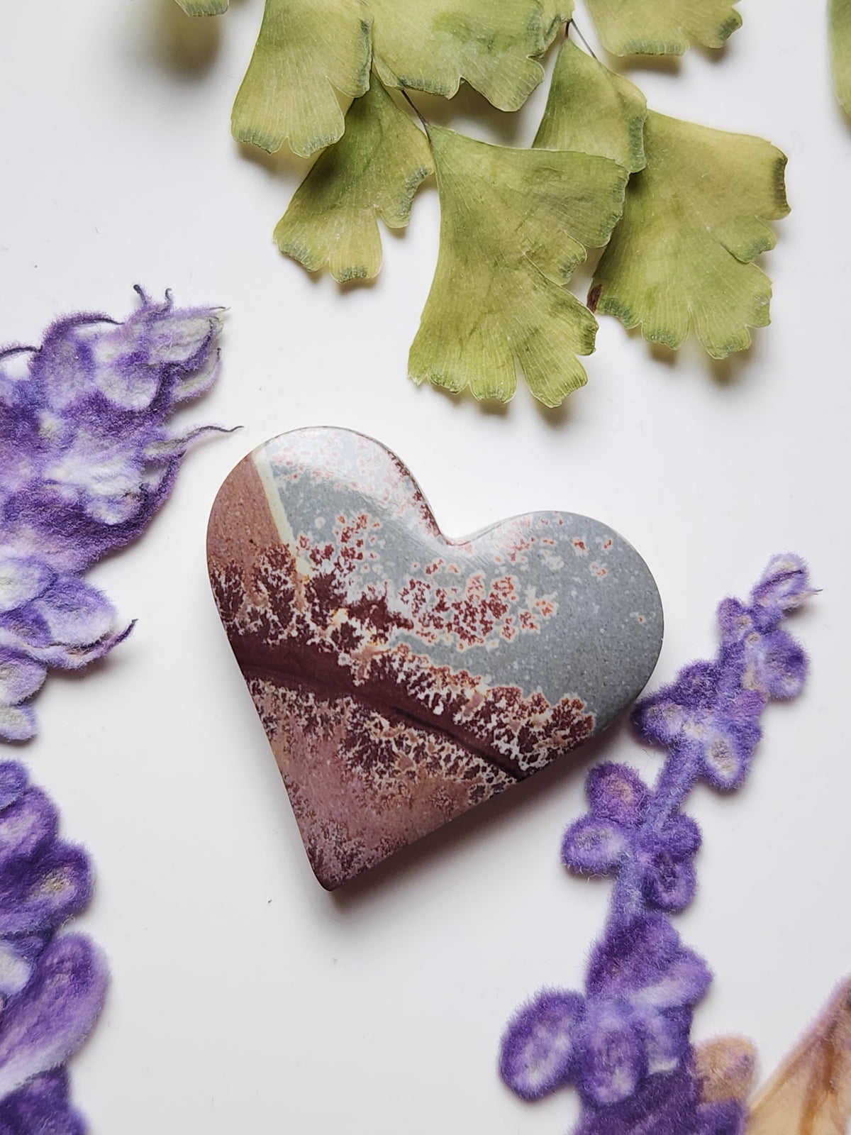 Sonoran Dendritic Rhyolite heart