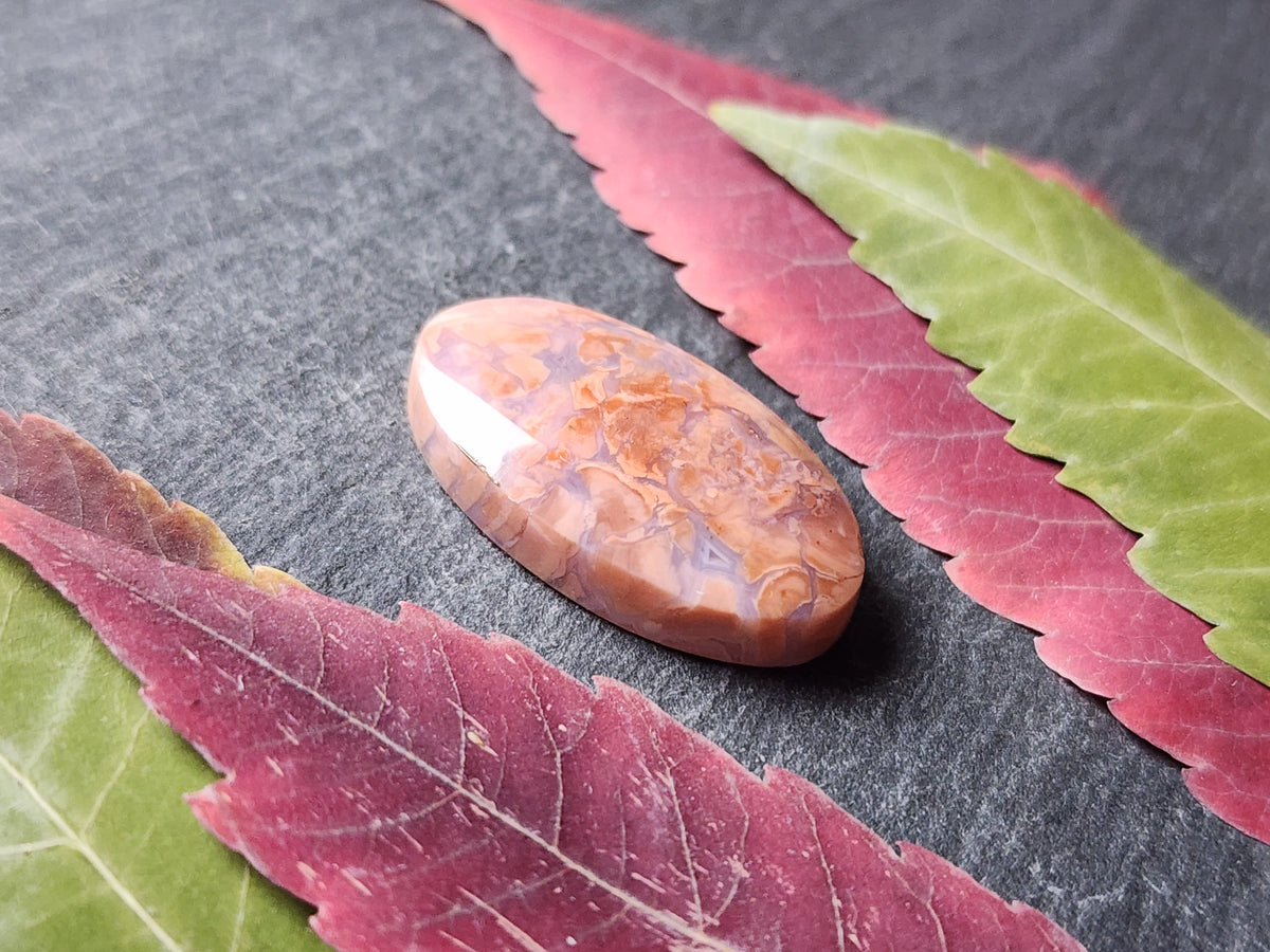 Cotton candy agate