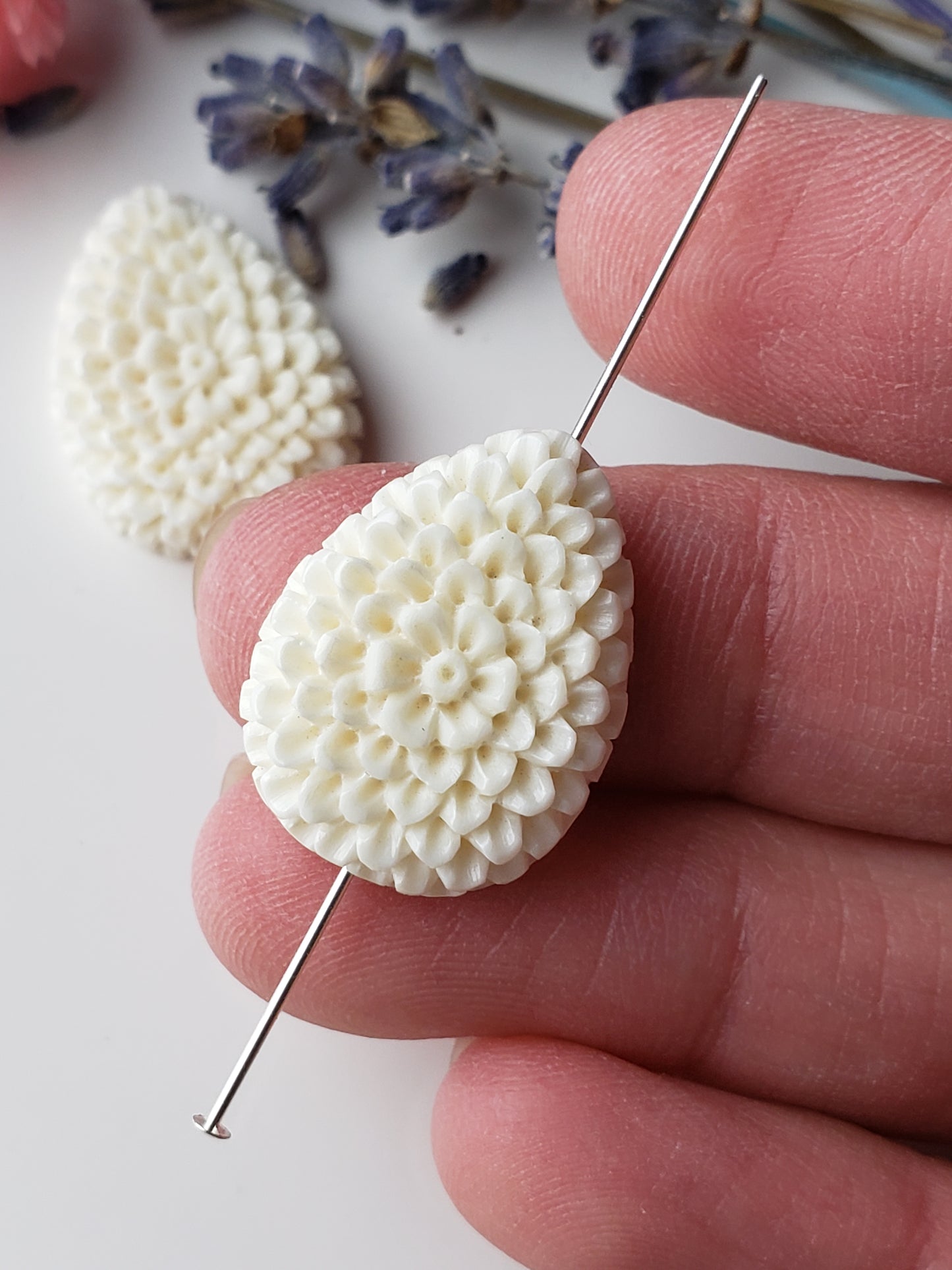 Flower pair bead