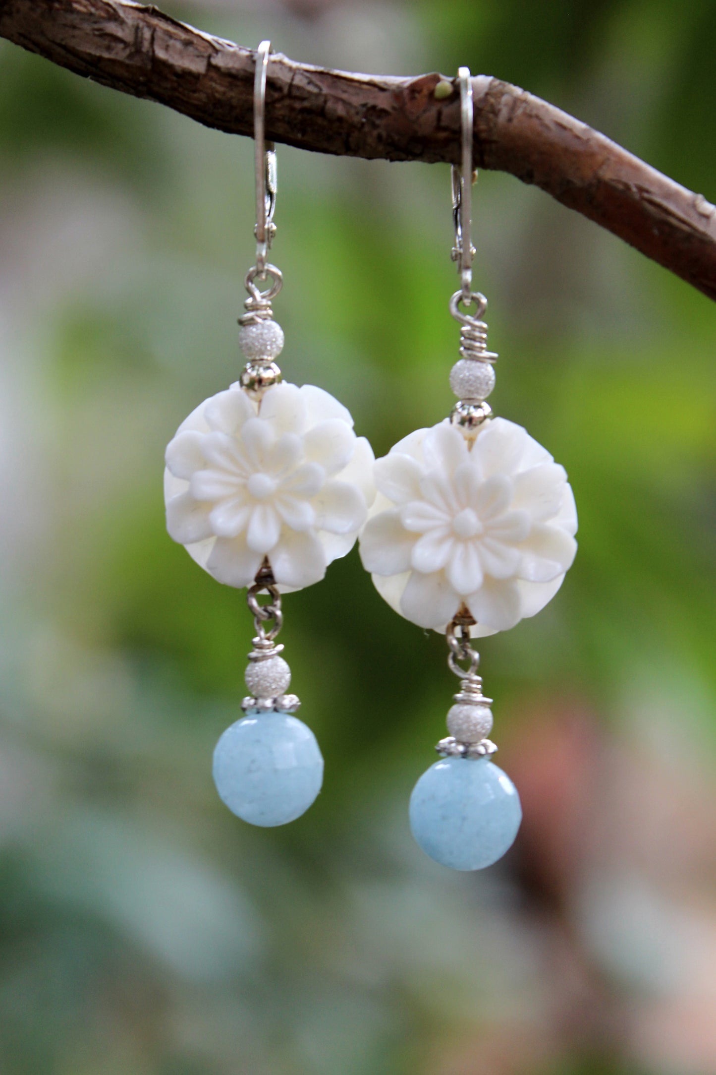 20mm Flower bead pair